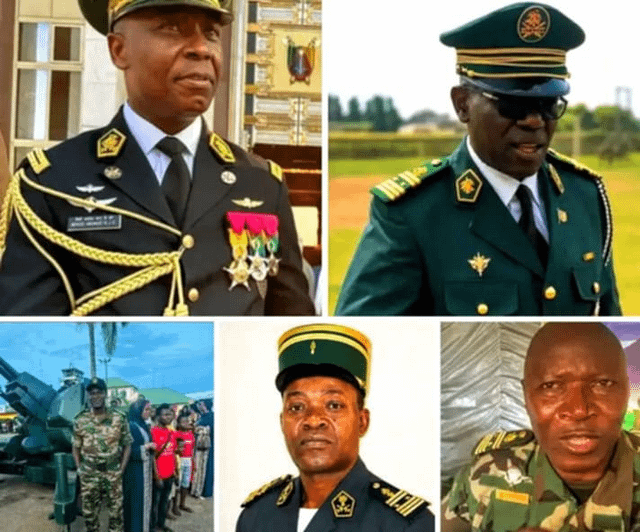 Armée :Paul Biya a nommé 05 nouveaux généraux (Décret)