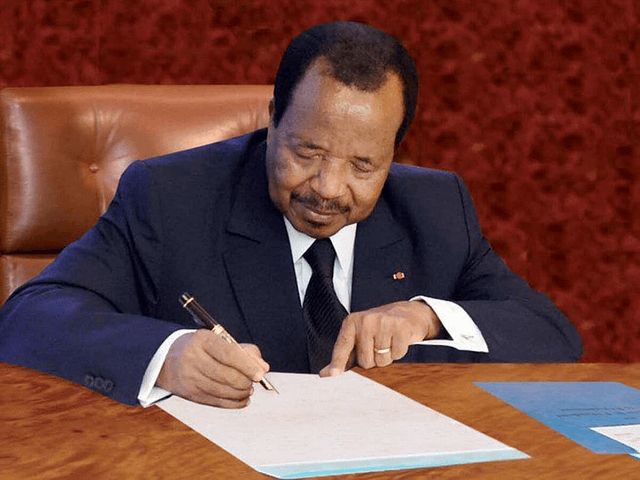 URGENT : La loi instaurant le poste de vice-président promulgué par Paul Biya