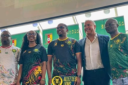 Football: La Fecafoot a présenté les nouveaux maillots des Lions au Hilton hôtel de Yaoundé