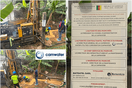 Littoral : Camwater met les bouchées doubles pour améliorer la desserte en eau potable dans la ville de Douala