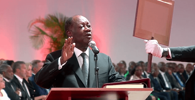 Côte d’ivoire: Alassane Ouattara prête serment pour un 4e mandat