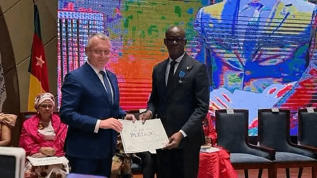 Distinction : Cabral Libii fait officier de l’ordre de la Pléiade de la francophonie