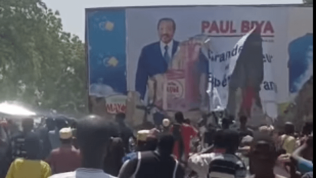Contestations post-électorales: Des portraits du Président Biya ont été déchirés et passés par les flammes à Guider