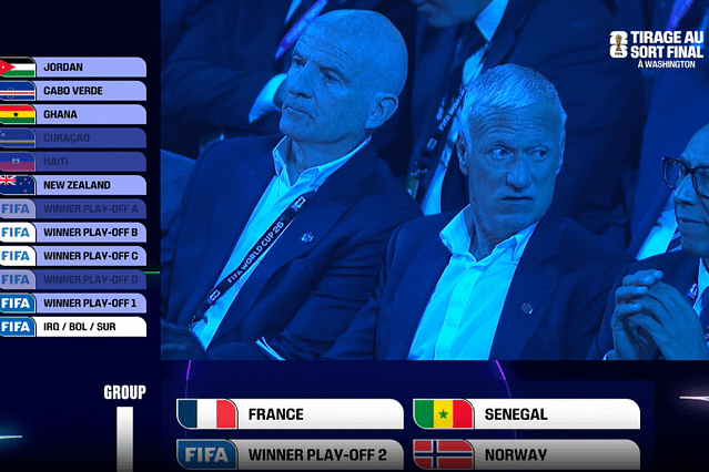 Mondial-2026: la France avec le Sénégal, la Norvège et un barragiste intercontinental dans le groupe I