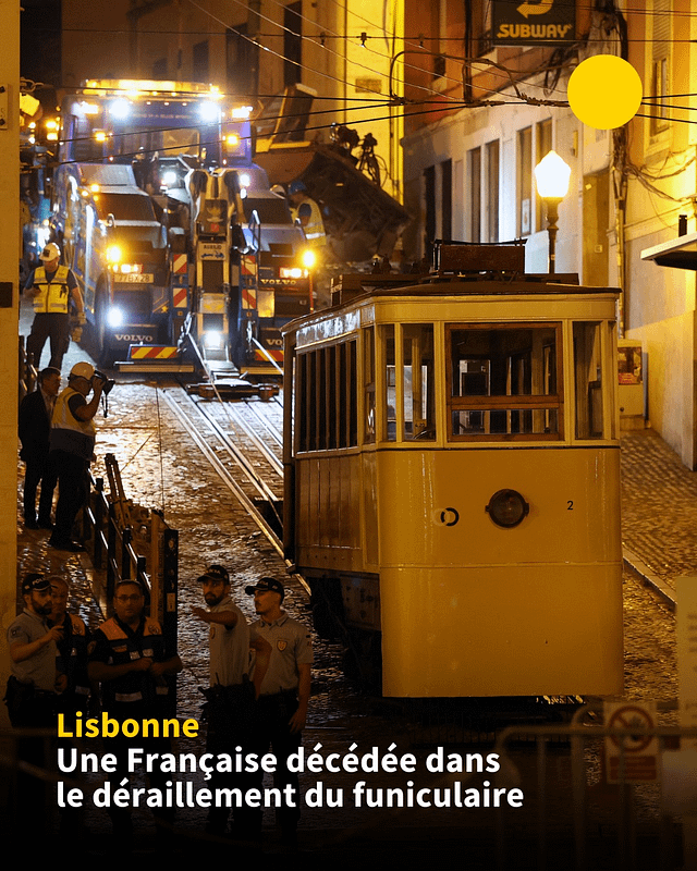 Déraillement d’un funiculaire à Lisbonne : une Française est morte dans l’accident