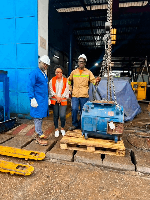 Usine de production Akomnyada: Retour sur site du moteur 1250 HP
