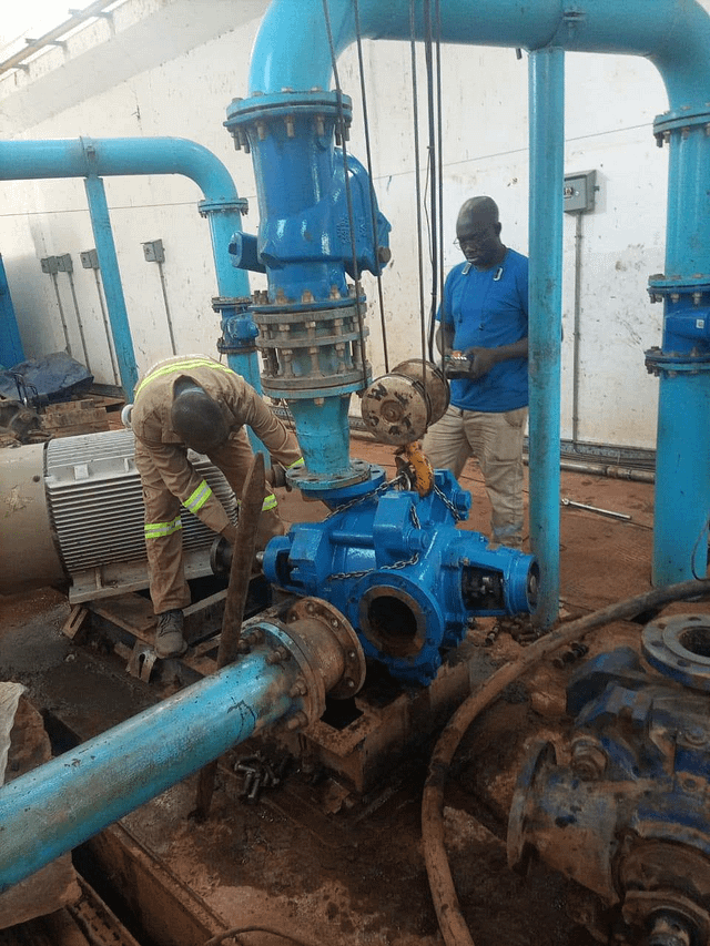 Ngaoundéré : Camwater rétablit la deuxième ligne de pompage d’eau traitée à la station de la Vina