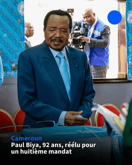 Présidentielles 2025: Paul Biya réélu avec 53,66% des suffrages selon ...